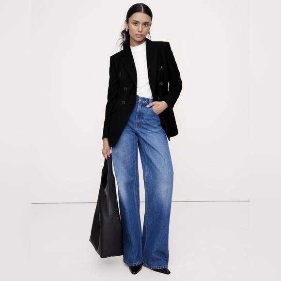 NWT! Banana Republic Black Captain’s Blazer - Multiple Sizes 💫 - Picture 2 of 14